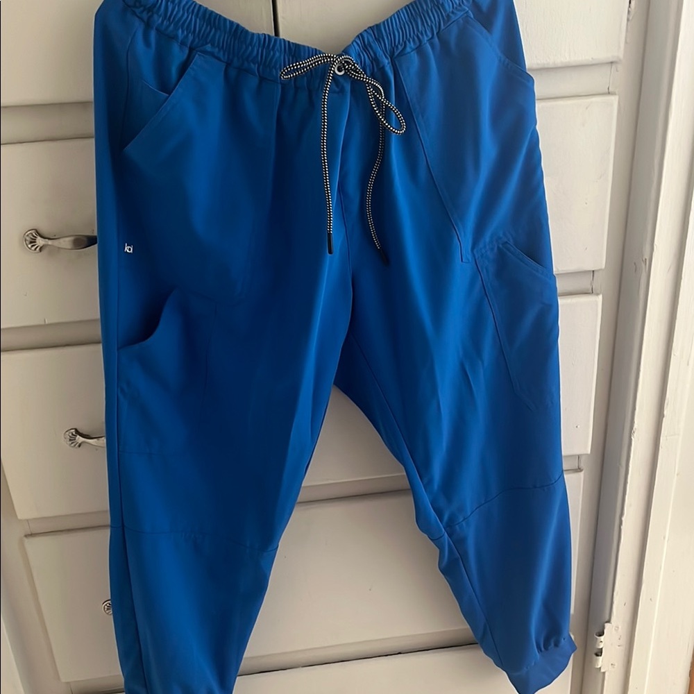 Women’s Blue Scrub Jogger Pants